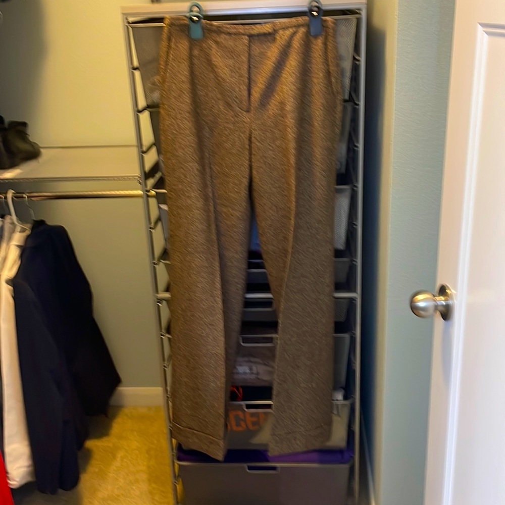 Ann Taylor wide leg, cuffed pants